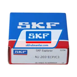 SKF NJ203ECP/C3 rulman resim 4