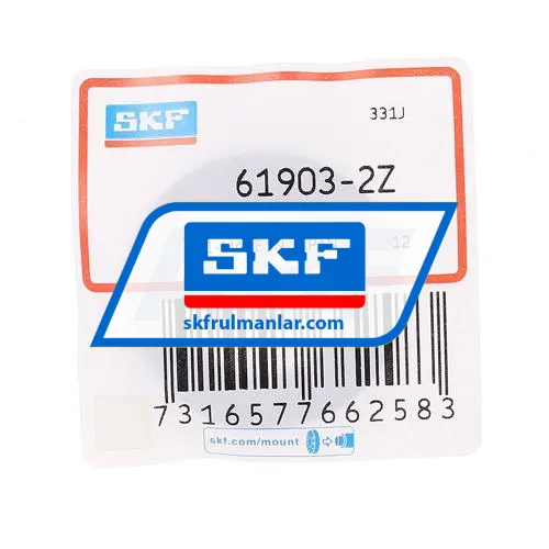 SKF 61903-2Z ürün fotoğrafı 2
