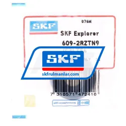 SKF 609-2RZTN9/C3LTF4 rulman resim 2