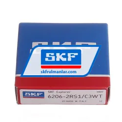 SKF 6206-2RS1/C3WT rulman resim 3