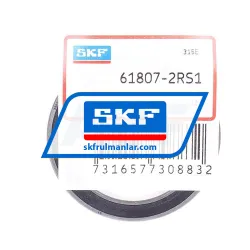 SKF 61807-2RS1 rulman resim 2