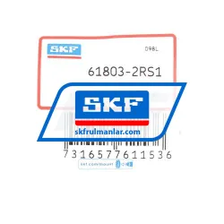 SKF 61803-2RS1 rulman resim 2