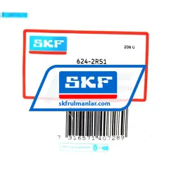 SKF 624-2RS1 rulman resim 2