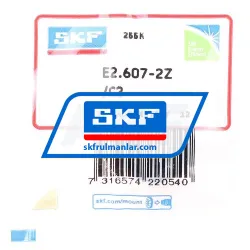 SKF E2-607-2Z/C3 rulman resim 2