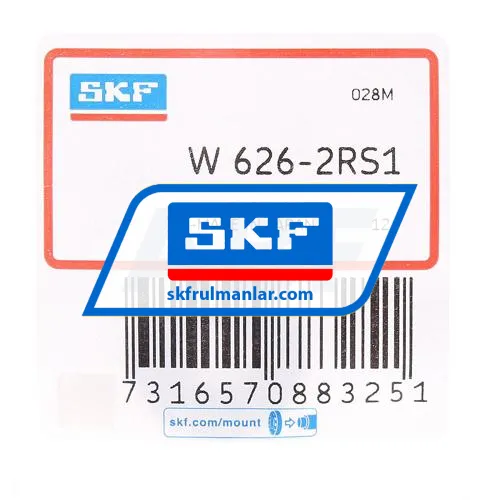 SKF W626-2RS1 ürün fotoğrafı 2