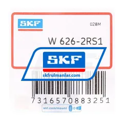 SKF W626-2RS1 rulman resim 2